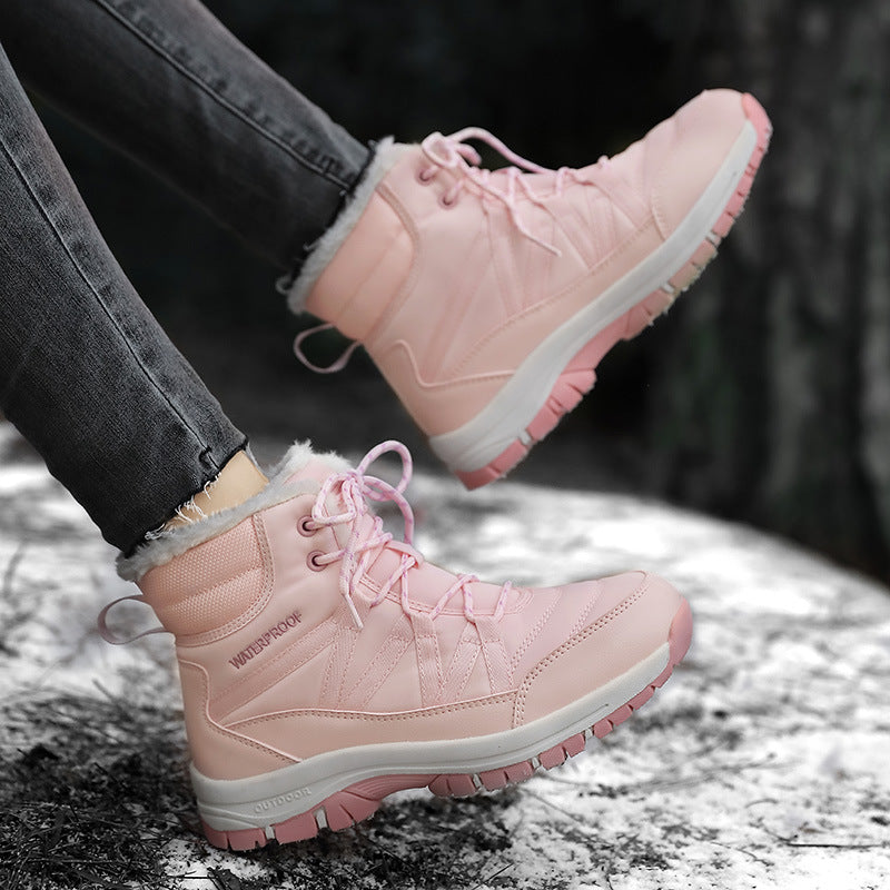 Damen Wasserfeste Winterstiefel mit isolierendem Futter und rutschfester Sohle Shopnory