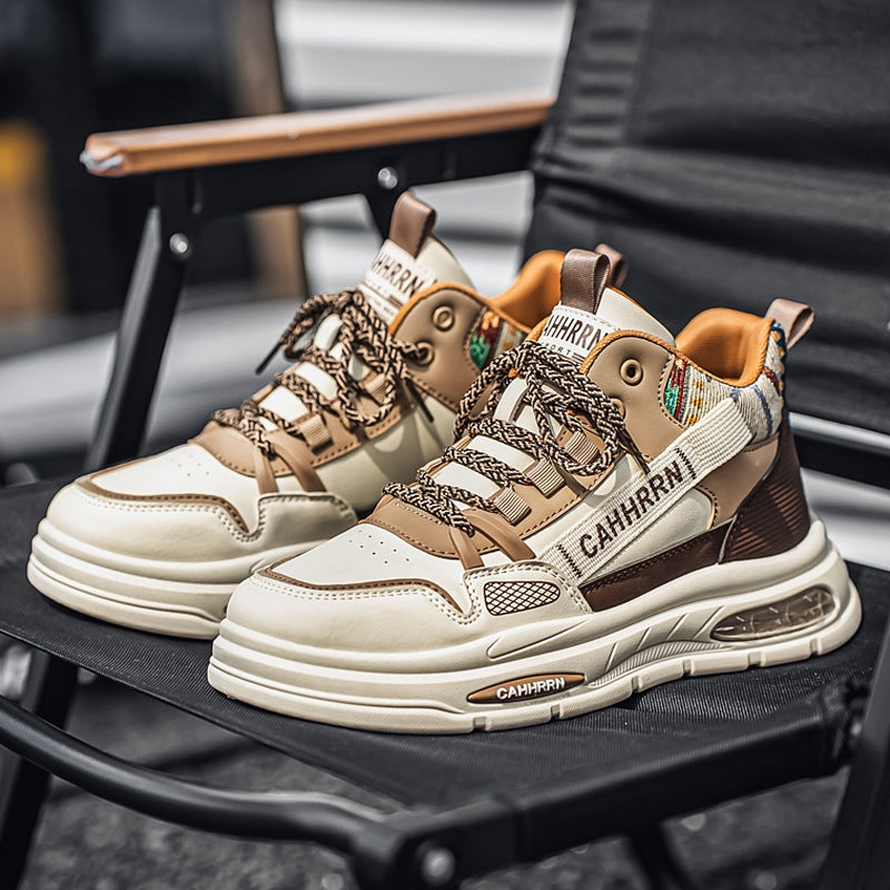 Herren hochgeschnittene Streetstyle-Sneaker mit Luftkapsel-Zwischensohle und tribal-gepolsterter Knöchelmanschette Shop Nory