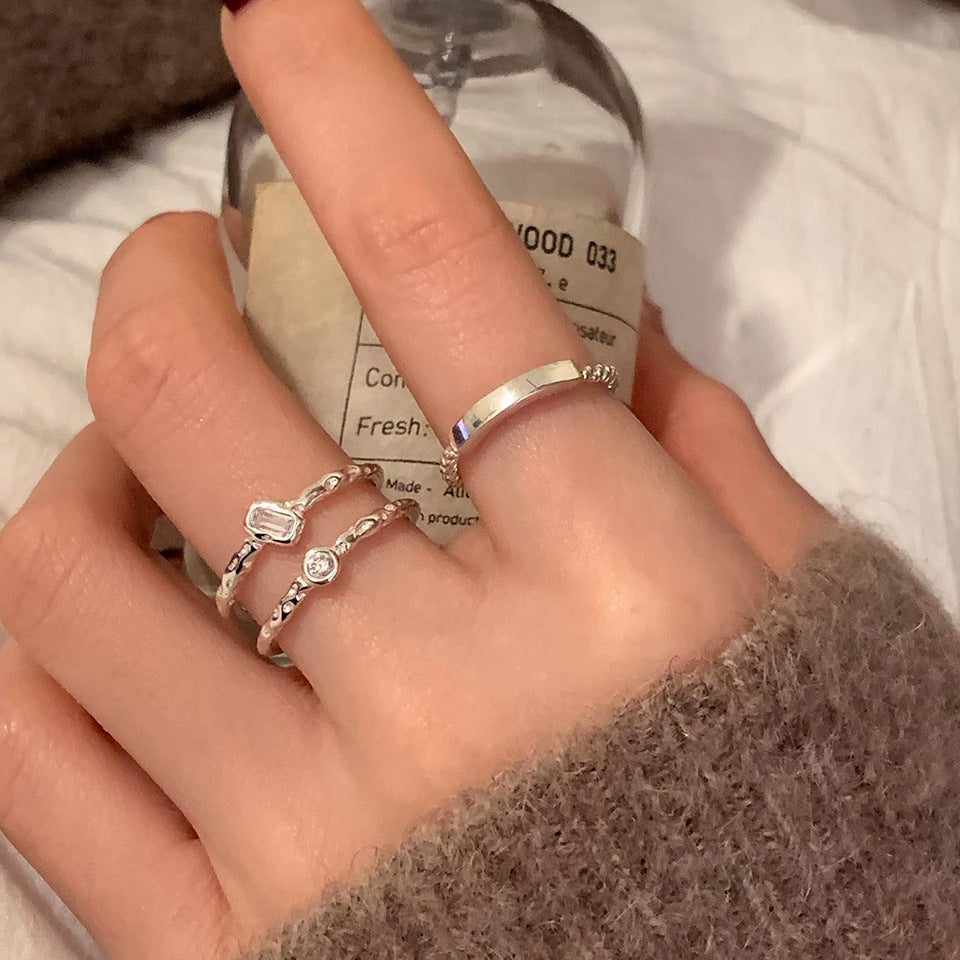 Damen Eleganter und stilvoller Ring mit gedrehtem Design Shop Nory