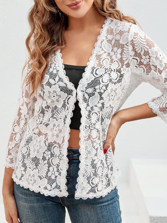 Eleganter Blazer mit Spitze