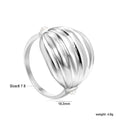 Damen Muschelring aus hochwertigem Edelstahl mit modernem Design Shop Nory