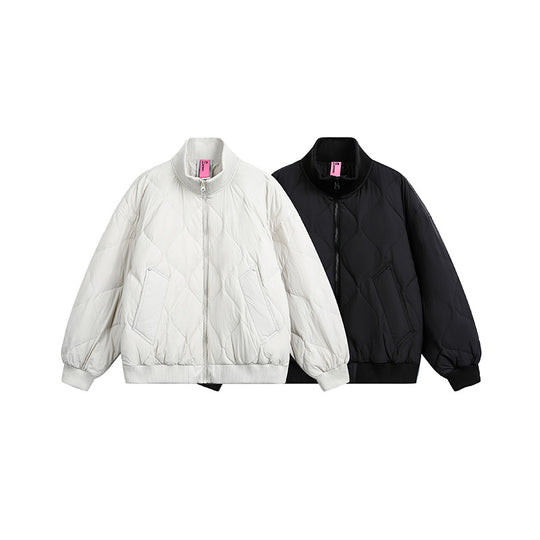 Damen Gesteppte Kurzblousonjacke mit Stehkragen und elastischem Saum Shop Nory