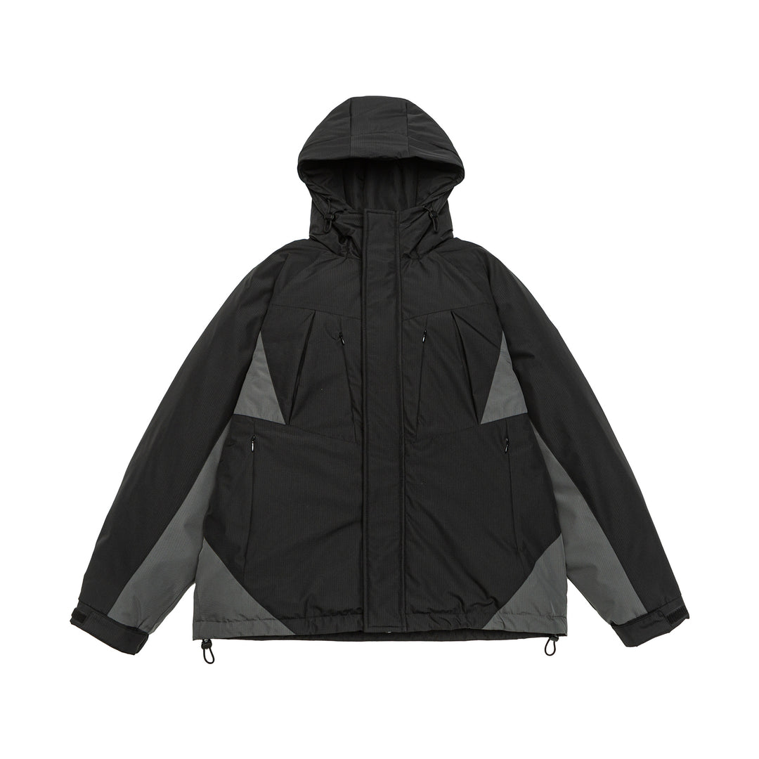 Herren Wasserdichter gefütterter Parka mit verstellbarer Kapuze und Mehrfachtaschen Shop Nory