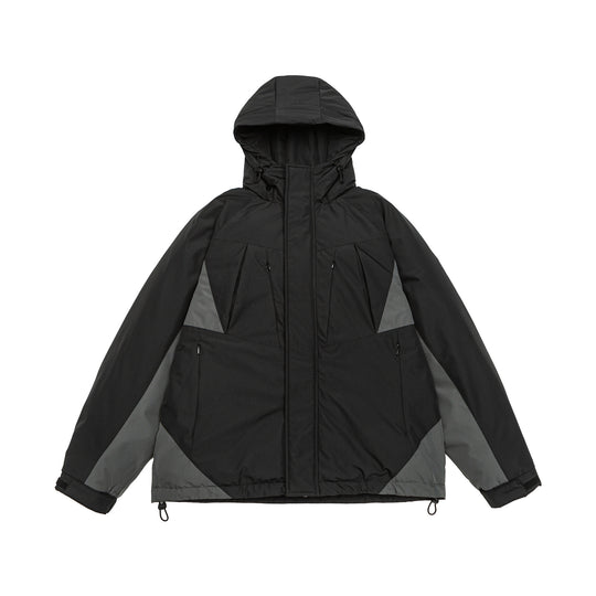 Herren Wasserdichter gefütterter Parka mit verstellbarer Kapuze und Mehrfachtaschen Shop Nory