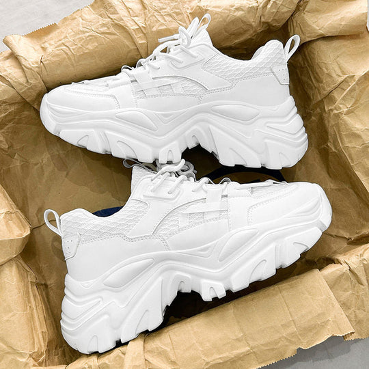 Damen Chunky Sneakers mit dämpfender Sohle und atmungsaktivem Obermaterial
