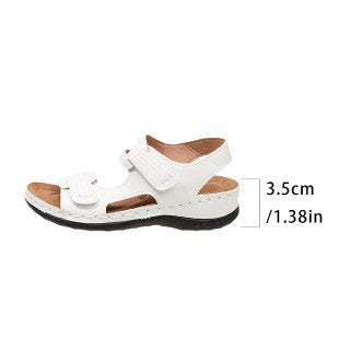 Damen Komfortable Sandalen mit verstellbaren Klettverschlüssen