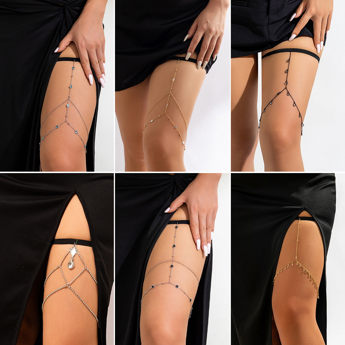 Damen Beinschmuck mit eleganten Anhängern Shop Nory