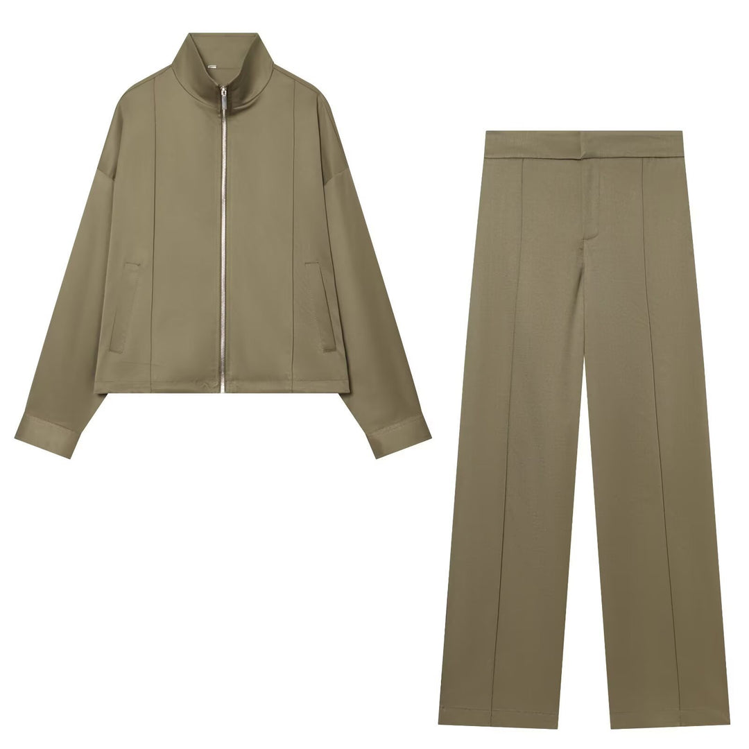 Damen Boxy-Zipjacke aus technischem Stretch mit Stehkragen Shop Nory