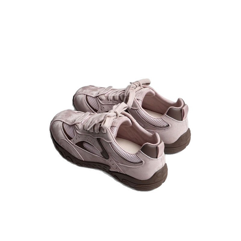 Damen Chunky Retro-Sneaker mit gepolsterter Komfortsohle und profilierter Gummisohle Shop Nory