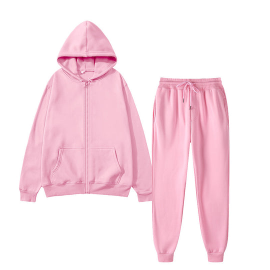 Damen Sportlicher Kapuzenanzug mit durchgehendem Reißverschluss Shop Nory