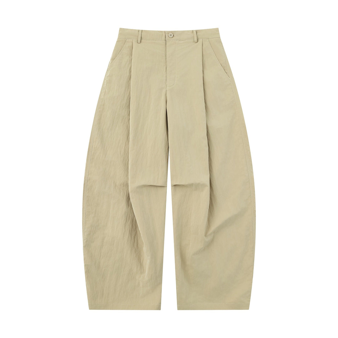Damen Weite Culottehose mit hoher Taille und strukturierter Baumwollmischung Shop Nory