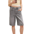 Damen Hochgeschnittene Denim-Shorts im modernen Stil
