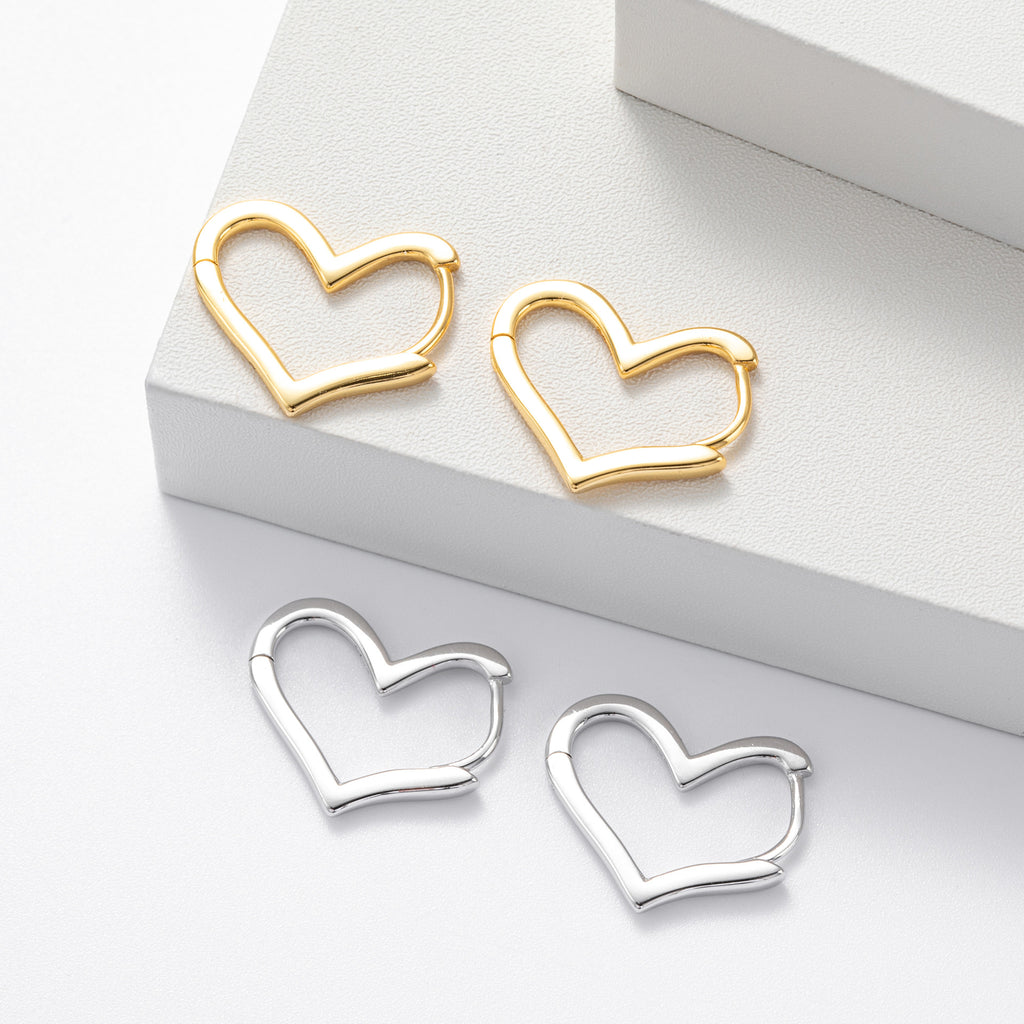 Damen Ohrhänger im stilvollen geschwungenen Design aus hochwertigem 925 Sterling Silber Shop Nory