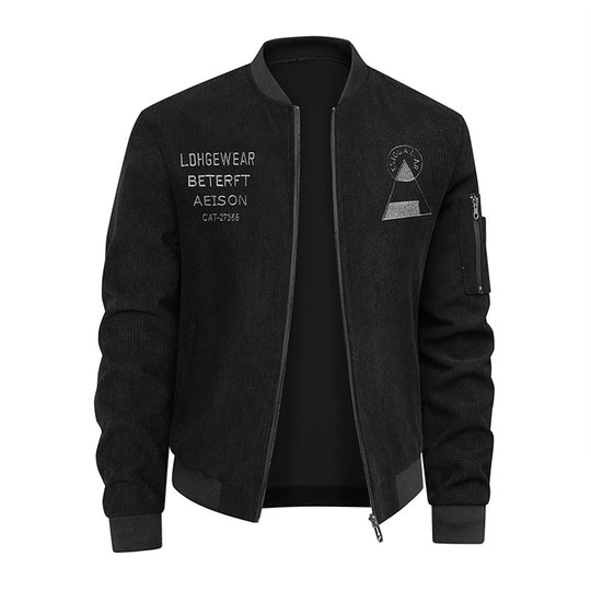 Herren Modische Cord Bomberjacke Shop Nory