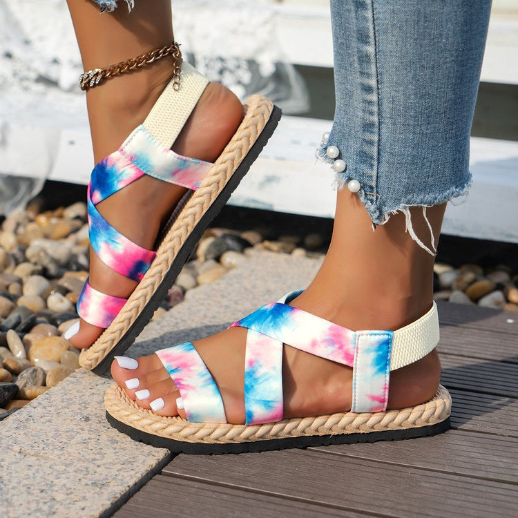 Damen Bequeme Trend-Sandalen mit verstellbaren Riemen und atmungsaktiver Sohle Shopnory