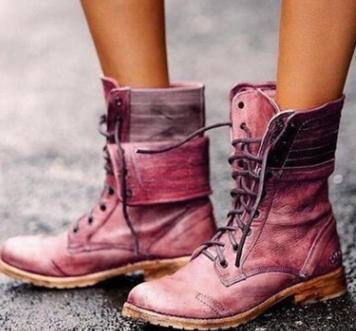 Stylische Vegan Lederstiefel