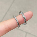 Damen zierliche Ringe mit kunstvollem Flechtmuster und funkelnden Akzenten Shop Nory