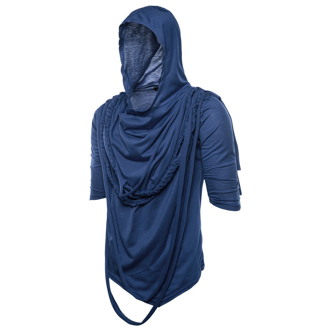 Herren Kapuzenoberteil mit innovativem Design und einzigartiger Drapierung Shopnory