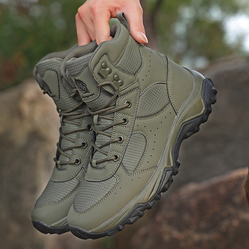 Herren Robuster Trekking- und Einsatzstiefel mit Knöchelstütze und profilierter Gummisohle Shop Nory