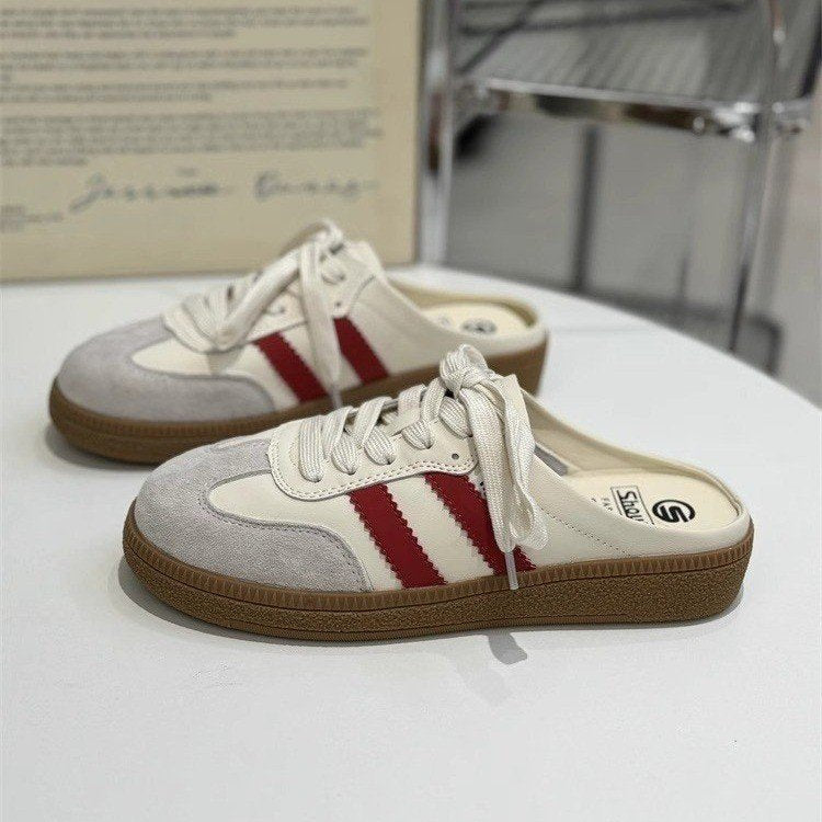 Damen Komfortable Slip-On Sneaker mit modischen Akzenten