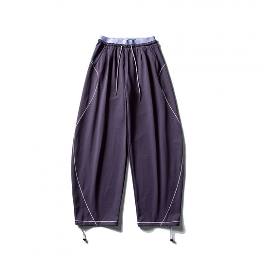 Unisex Weite Tech-Jogginghose mit Kordelzug, Kontrastnähten und verstellbarem Saum Shop Nory