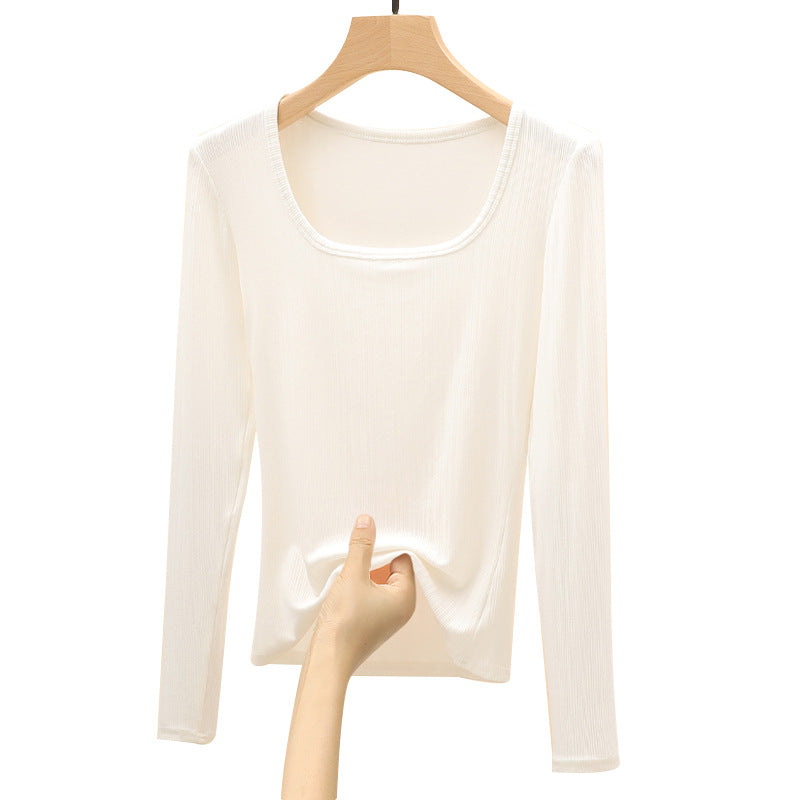 Damen Langarm Rippshirt Shop Nory