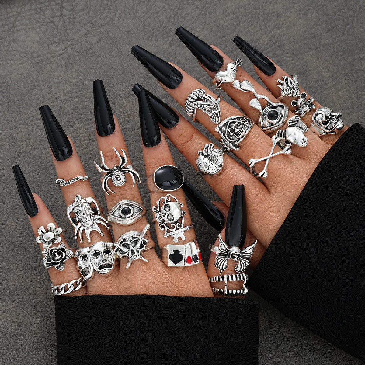 Damen Ring-Set mit kreativen und einzigartigen Motiven Shop Nory