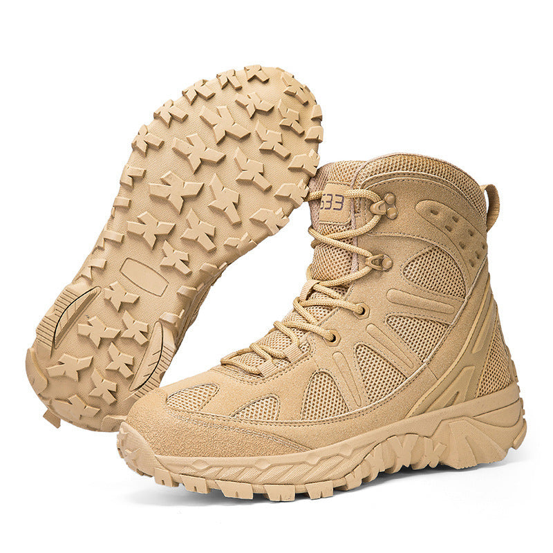 Damen Trekkingstiefel mit rutschfester Sohle und atmungsaktivem Obermaterial