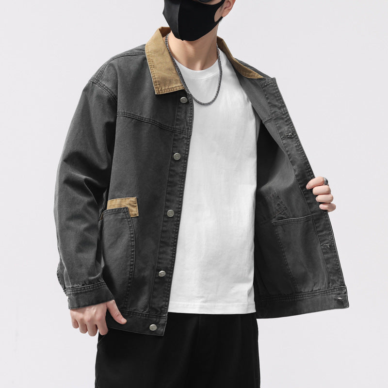 Herren Bequeme Utility-Jacke Shop Nory