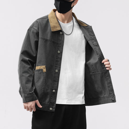 Herren Bequeme Utility-Jacke Shop Nory