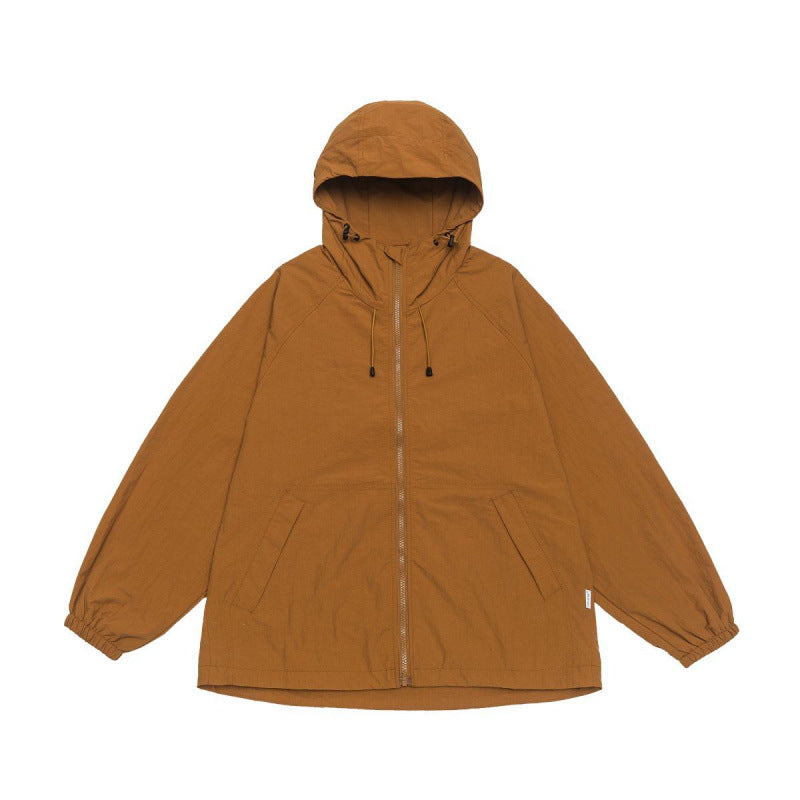 Unisex Weitgeschnittene Kapuzenjacke im Parka‑Style mit verlängertem Rückenteil und Tunnelzug Shop Nory
