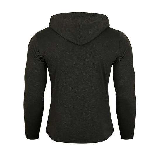 Herren Sportlicher Kapuzenpullover mit funktionalen Reißverschlusstaschen