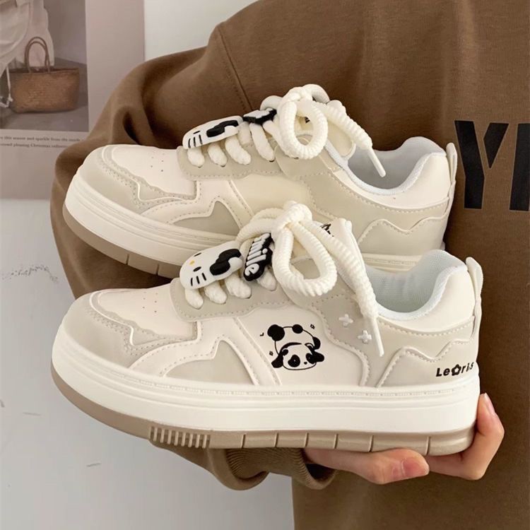 Damen Chunky-Sneaker mit Panda-Motiv, gepolstertem Innenfutter und robuster Profilsohle Shop Nory