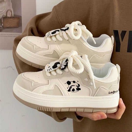 Damen Chunky-Sneaker mit Panda-Motiv, gepolstertem Innenfutter und robuster Profilsohle Shop Nory