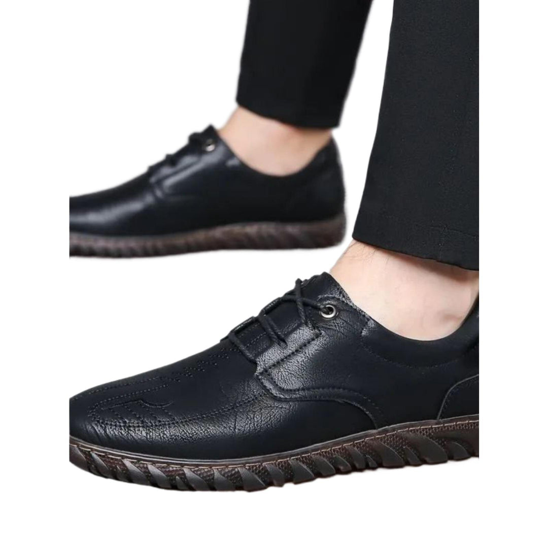 Herren Elegante Ledersneaker Shop Nory