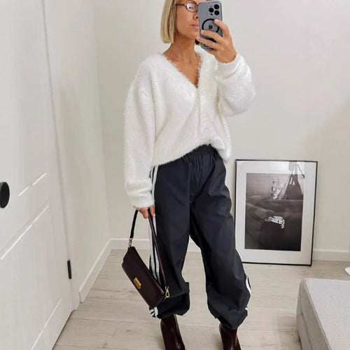 Damen Kuschelige Oversized Strickjacke Shop Nory