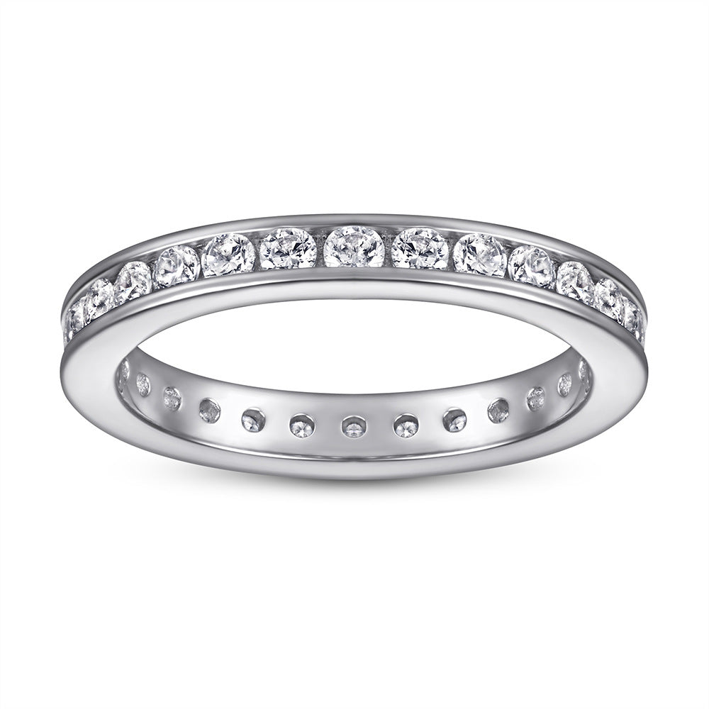 Damen Verlobungsring Set mit elegantem Wellen-Design und funkelnden Zirkonia Shop Nory