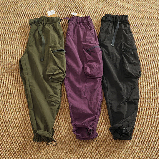 Herren Cargo-Hose mit praktischen Taschen und elastischem Bund Shopnory