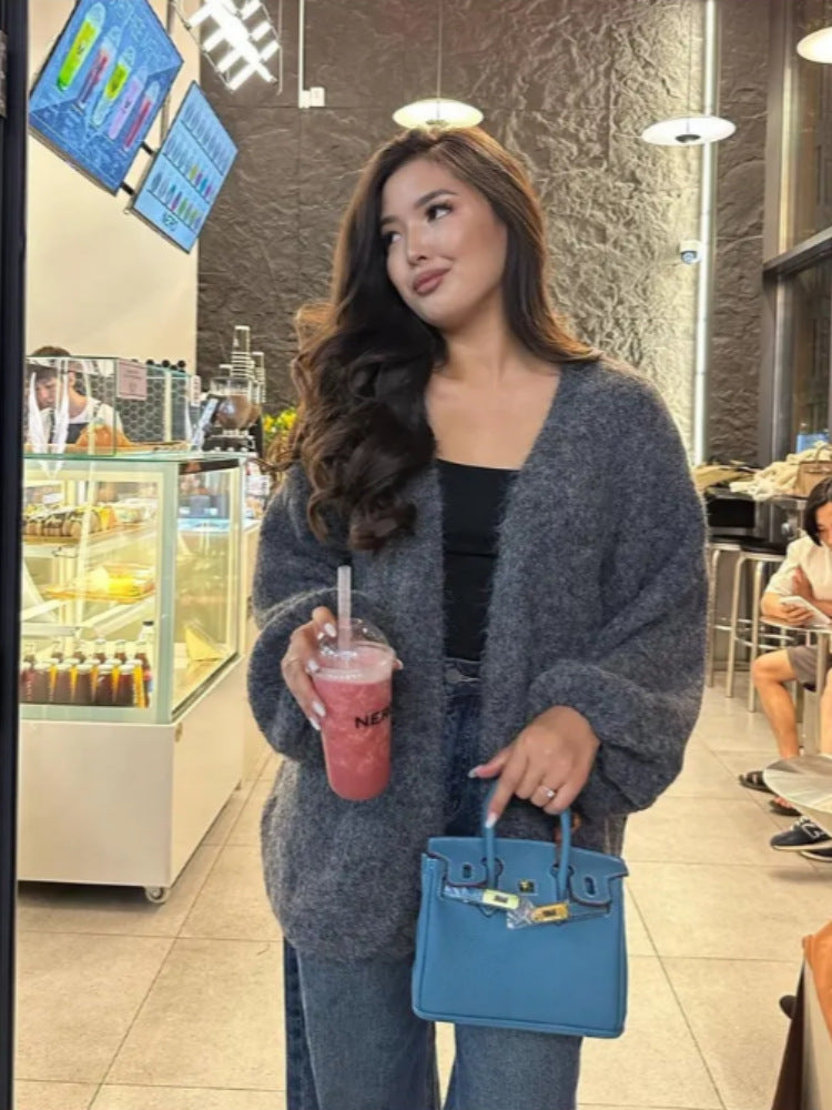 Damen Kuscheliger Oversized Cardigan Shop Nory