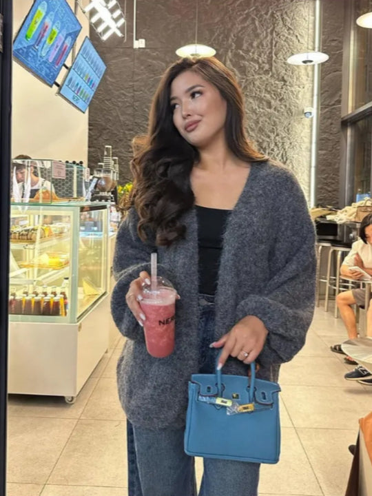 Damen Kuscheliger Oversized Cardigan Shop Nory