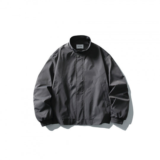 Herren Kurze Winddichte Field‑Bomberjacke mit Stehkragen, verdeckter Verschluss und elastischen Bündchen Shop Nory