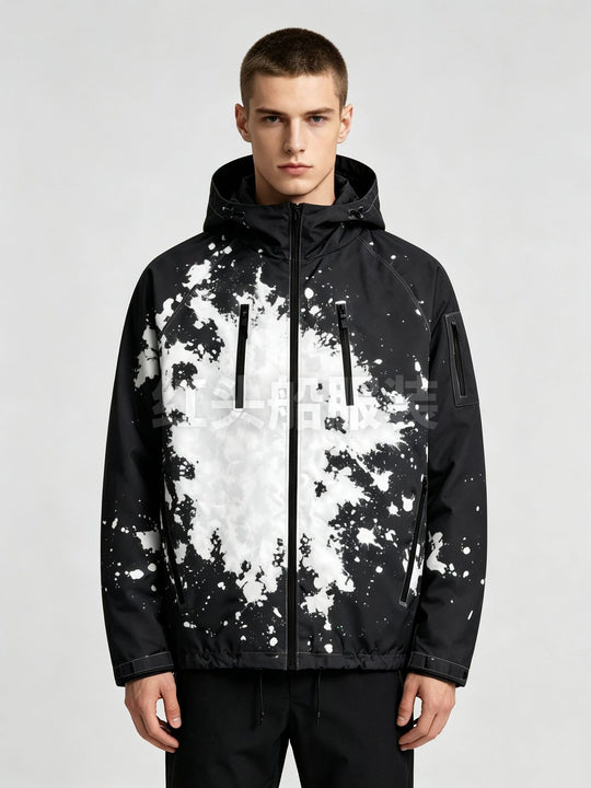 Herren Sportliche Jacke mit hoher Funktionalität und buntem Druck