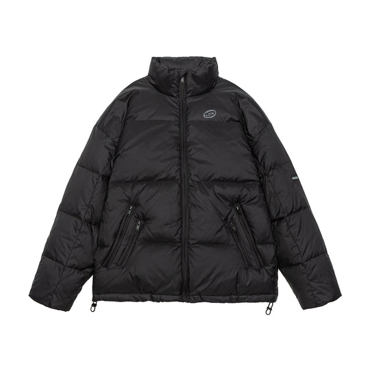 Herren Wattierter Kurzparka mit hohem Stehkragen, Reißverschluss-Taschen und Kordelzug Shop Nory