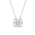 Damen Halskette mit kunstvollem Herzdesign und funkelnden Zirkonia Shop Nory