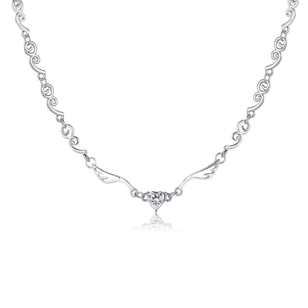 Damen Choker-Halskette mit funkelndem Schmetterlingsanhänger Shop Nory