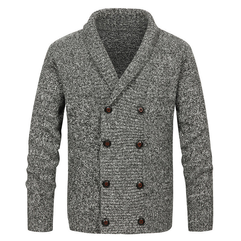 Herren Strickjacke mit Schalkragen und doppelter Knopfleiste Shop Nory