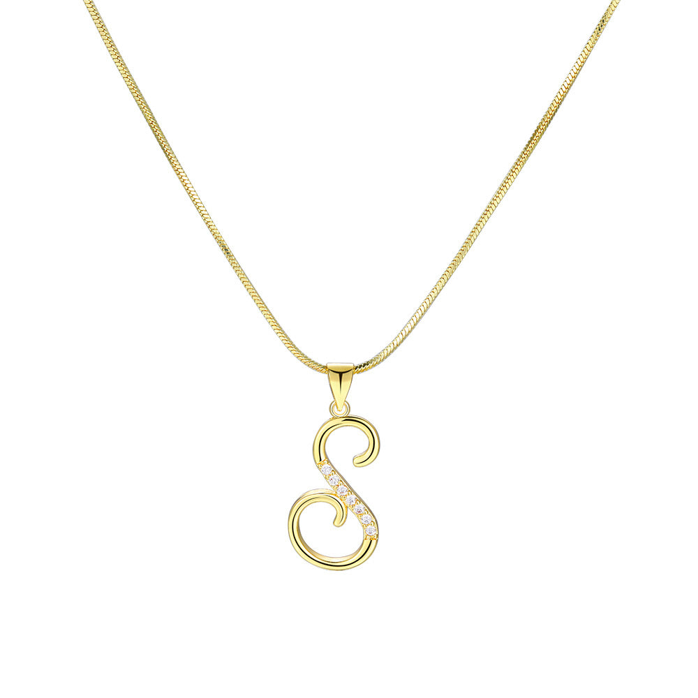 Damen Halskette mit funkelndem Y-Anhänger und eleganter Feingold-Oberfläche Shop Nory