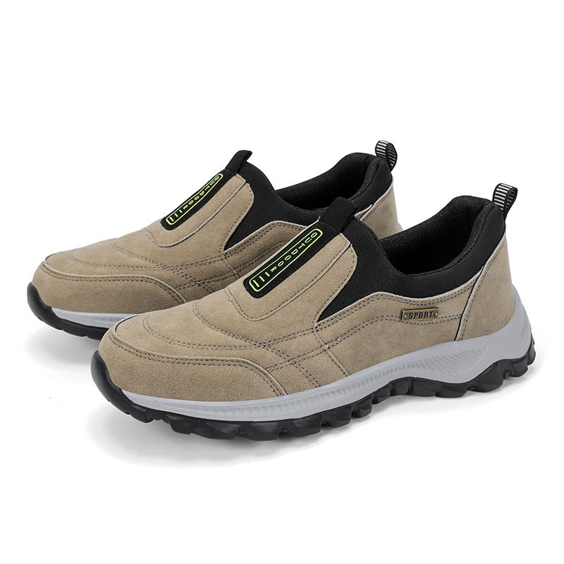 Damen Slip-On Sneakers mit elastischer Einfassung und rutschfester Profilsohle