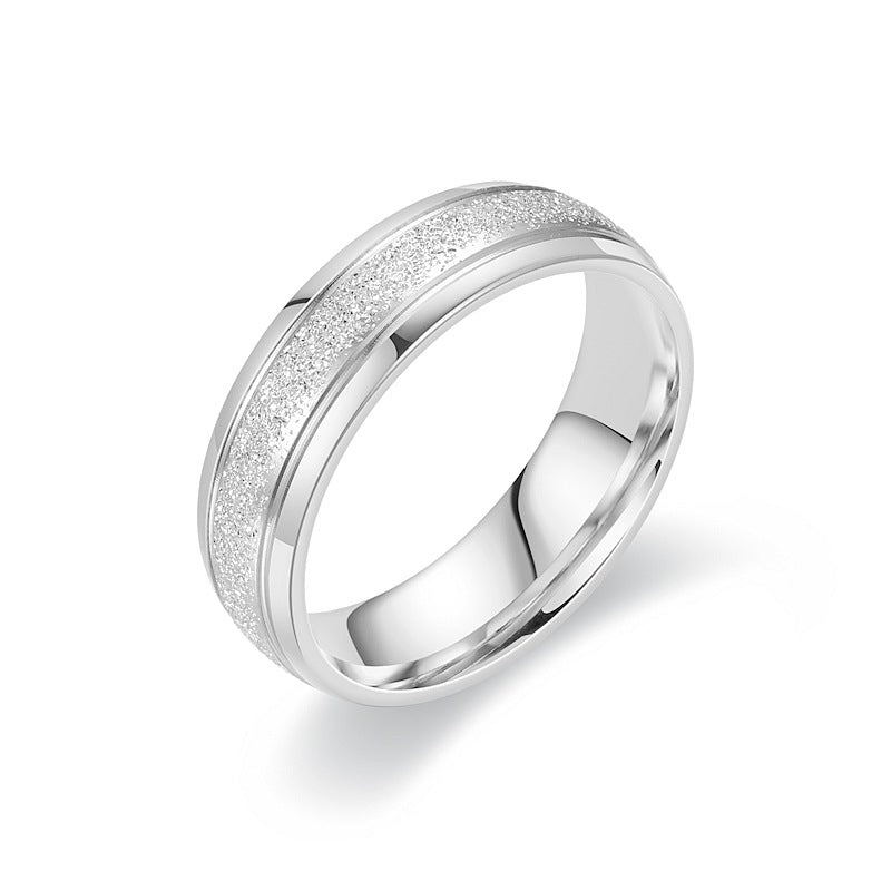 Herren Ring mit eleganter, strukturierter Oberfläche und funkelndem Akzent Shop Nory