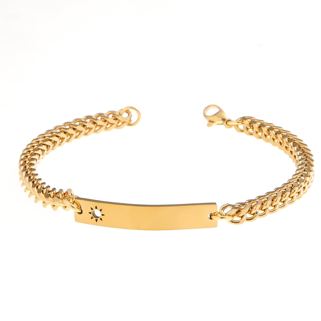 Damen Charmantes Armband mit gravierbarem Anhänger Shop Nory